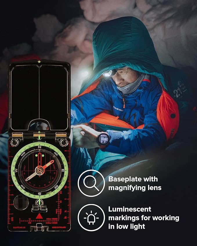 SUUNTO MC-2 Compass: Top-of-The-line Compass for Professionals & serious Hikers