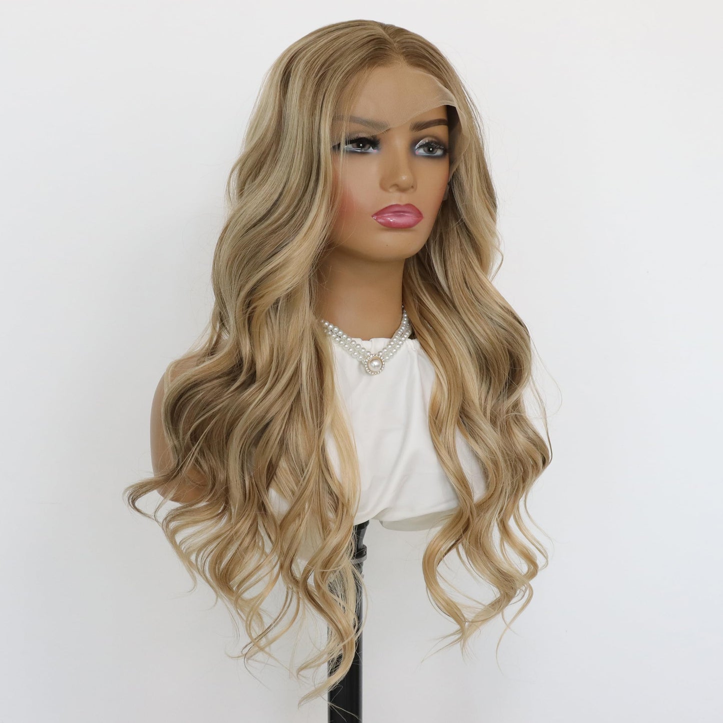 MACA BAKA Highlight Honey Blonde 13x4 Lace Front Wig