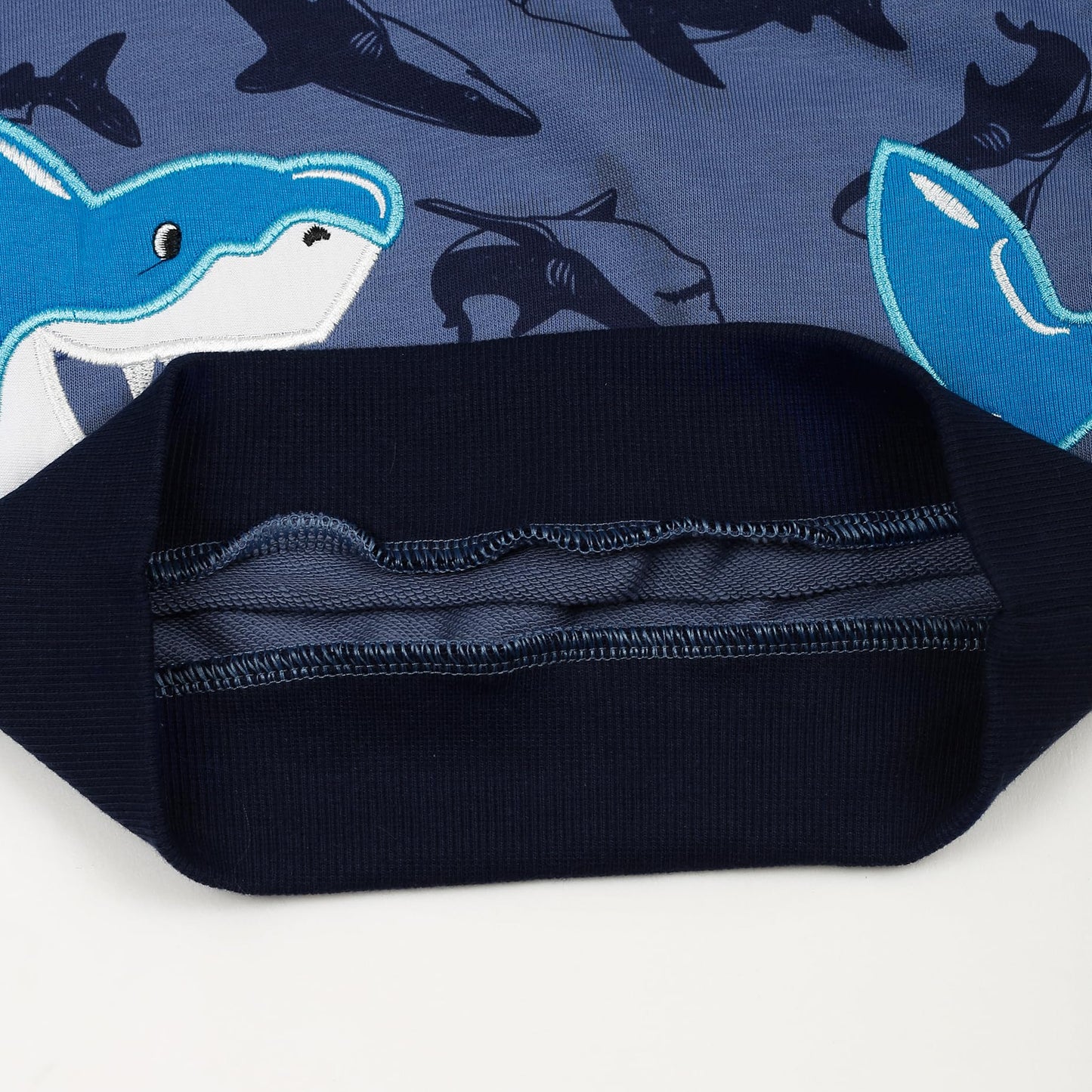 Akyzic Baby Boys Shark Hoodie Sweatshirt Toddler Long Sleeve Cotton Pullover Shirts Kids Winter Warm Sweater Tops shark-8222-6T