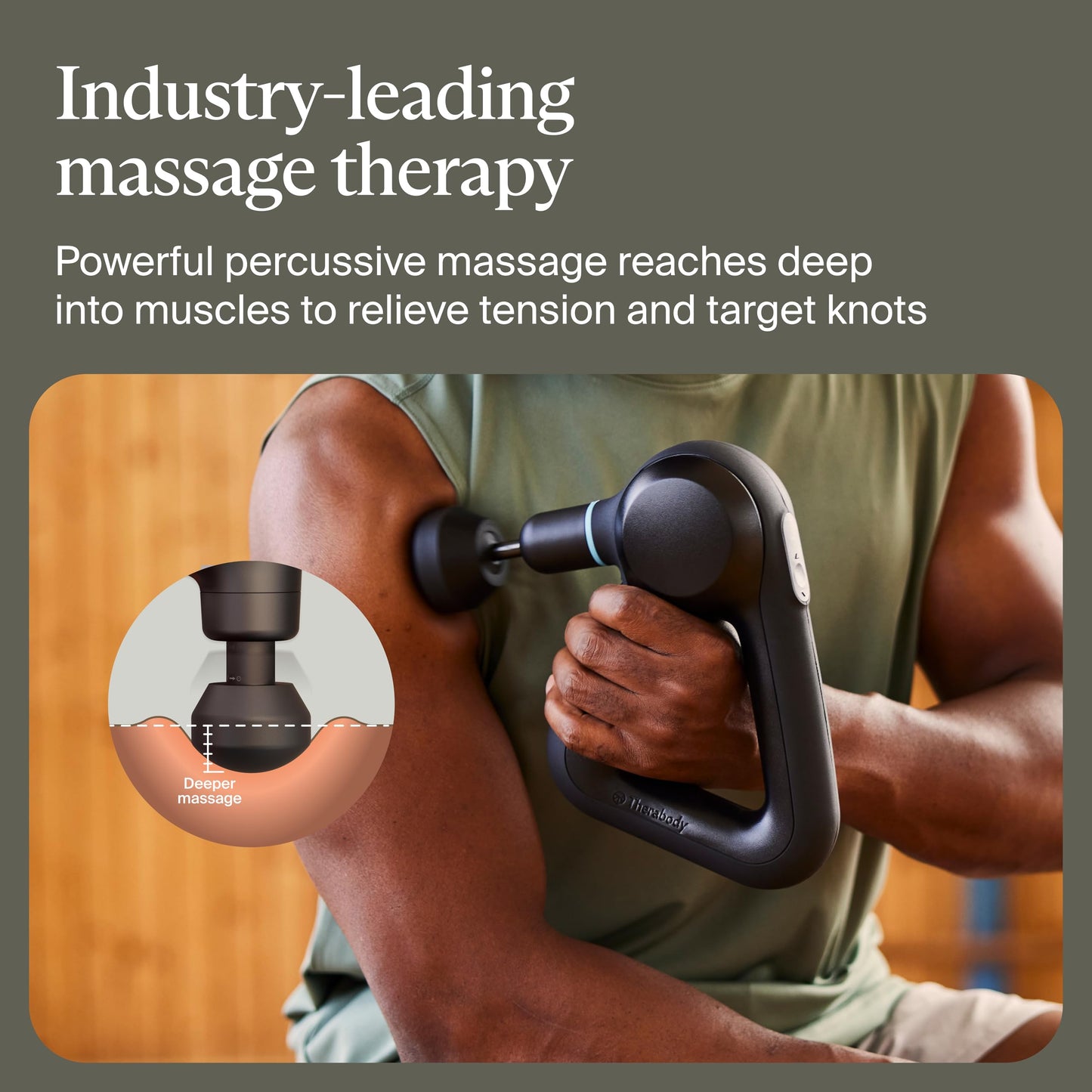 TheraGun Therabody Prime (5th Generation) - Deep Tissue Percussion Therapy Massage Gun - Bluetooth Enabled, Personal Massager for Pain Relief in Neck, Back, Leg, Shoulder and Body (Black)