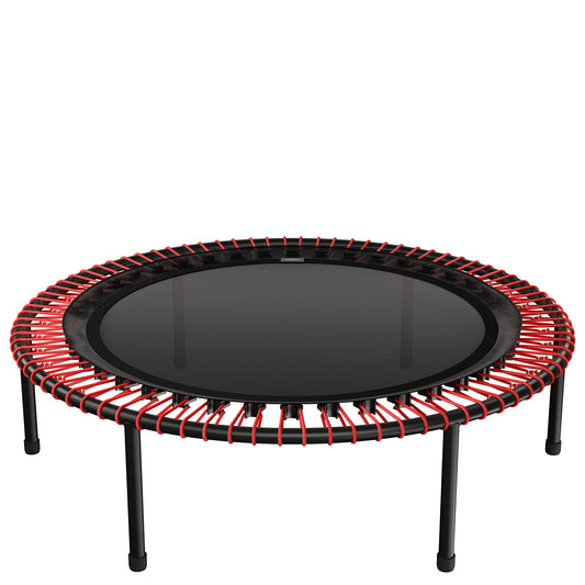 bellicon 39" Fitness Trampoline (red) with Screw-on Legs and Bungee Suspension up to 200 lbs (Strong)
