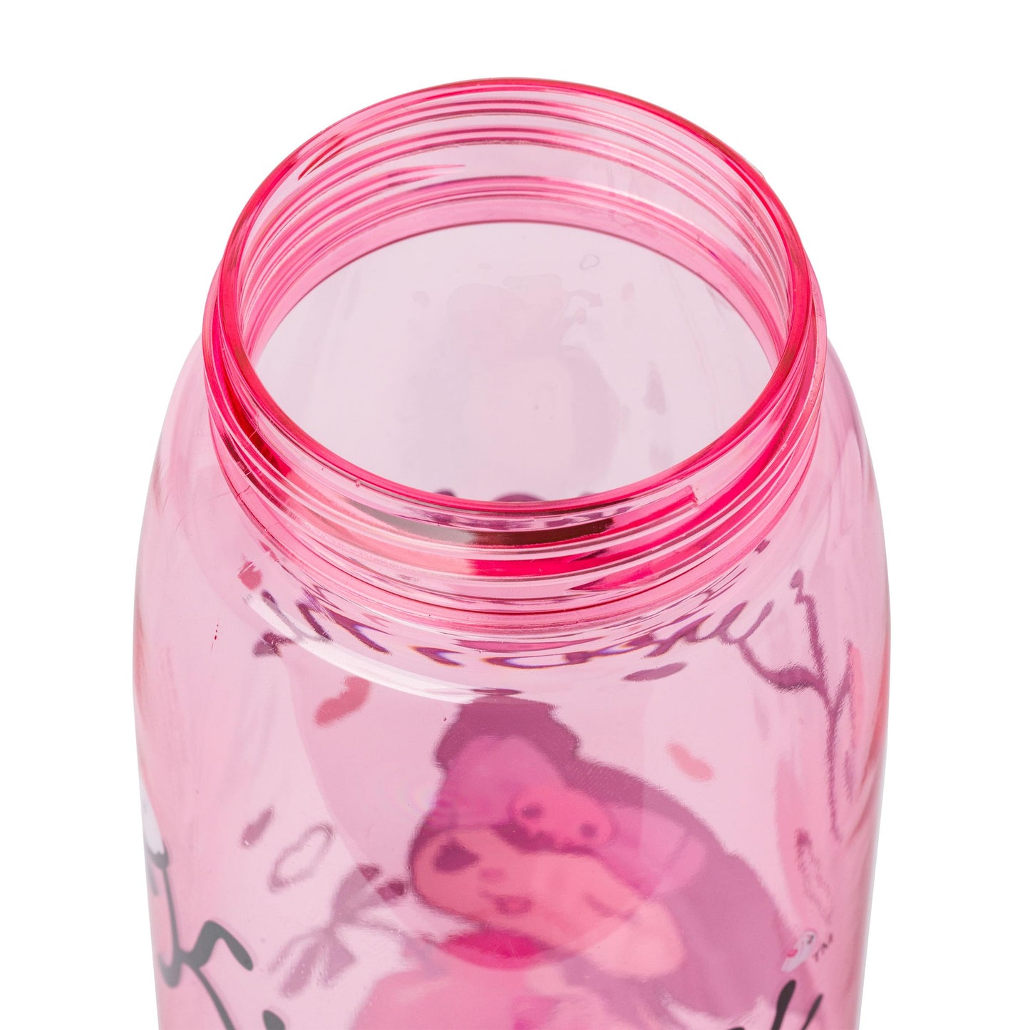 Silver Buffalo Sanrio Hello Kitty and Friends Kuromi Cherry Hearts Water Bottle with Screw Lid, 28 Ounces