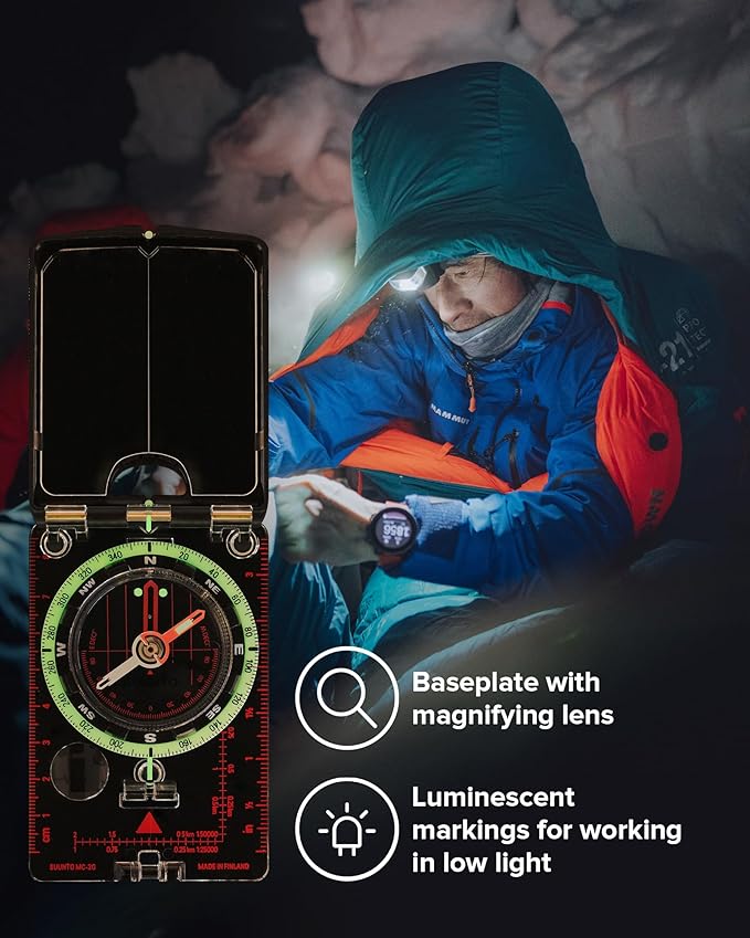 SUUNTO MC-2 Compass: Top-of-The-line Compass for Professionals & serious Hikers