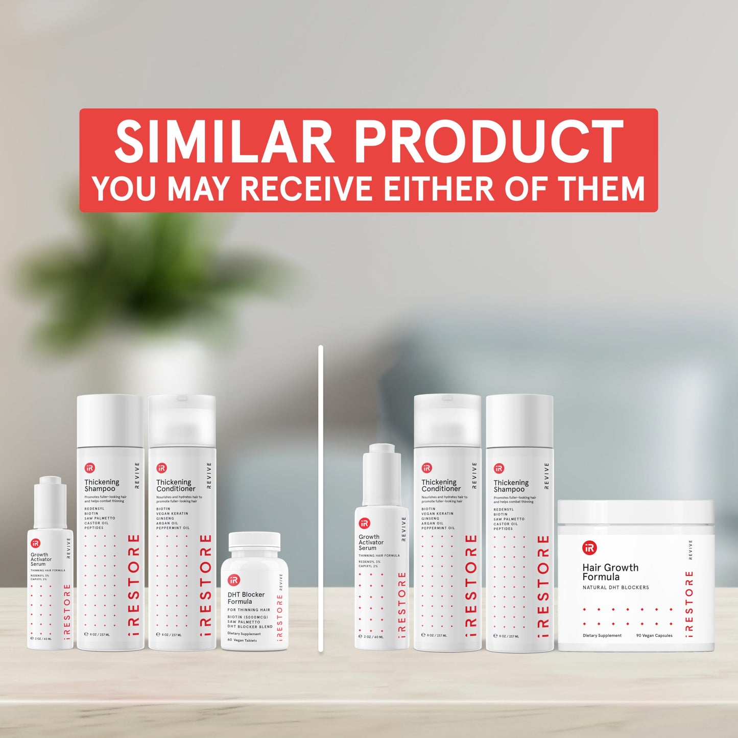 Complete Hair Growth Power Kit: Professional Hair Device + Hair Growth Supplement, Activator Serum, Thickening Shampoo & Conditioner