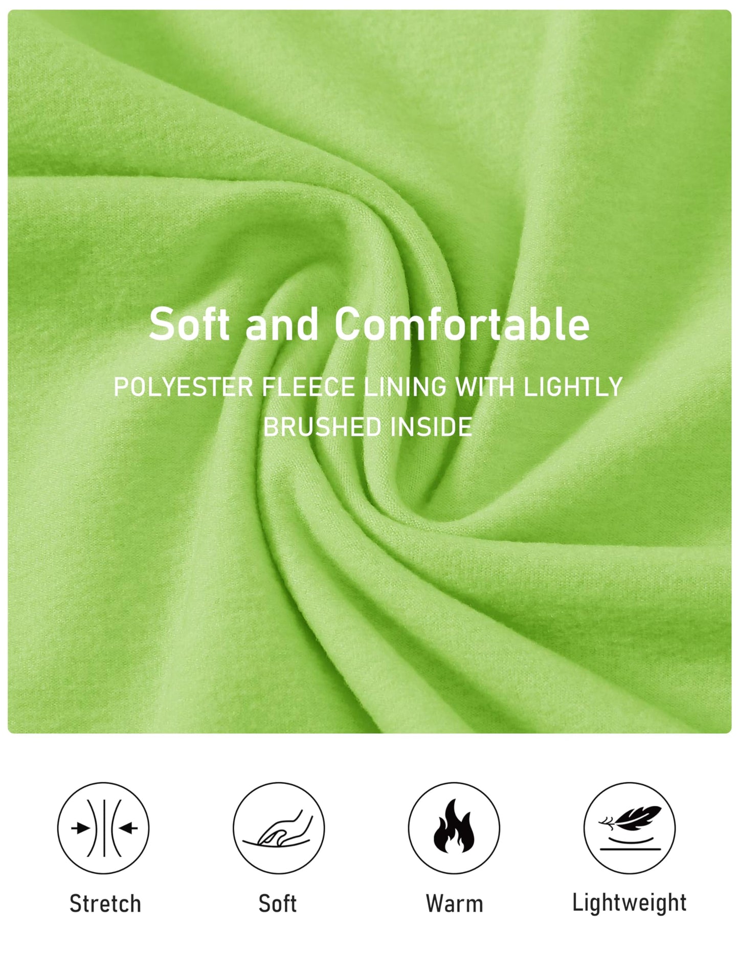 AIRIKE Women's Polo Shirts Long Sleeve Golf Shirts Quick Dry Thermal Lining Lightweight Athletic Tennis Shirts Pale-Green M