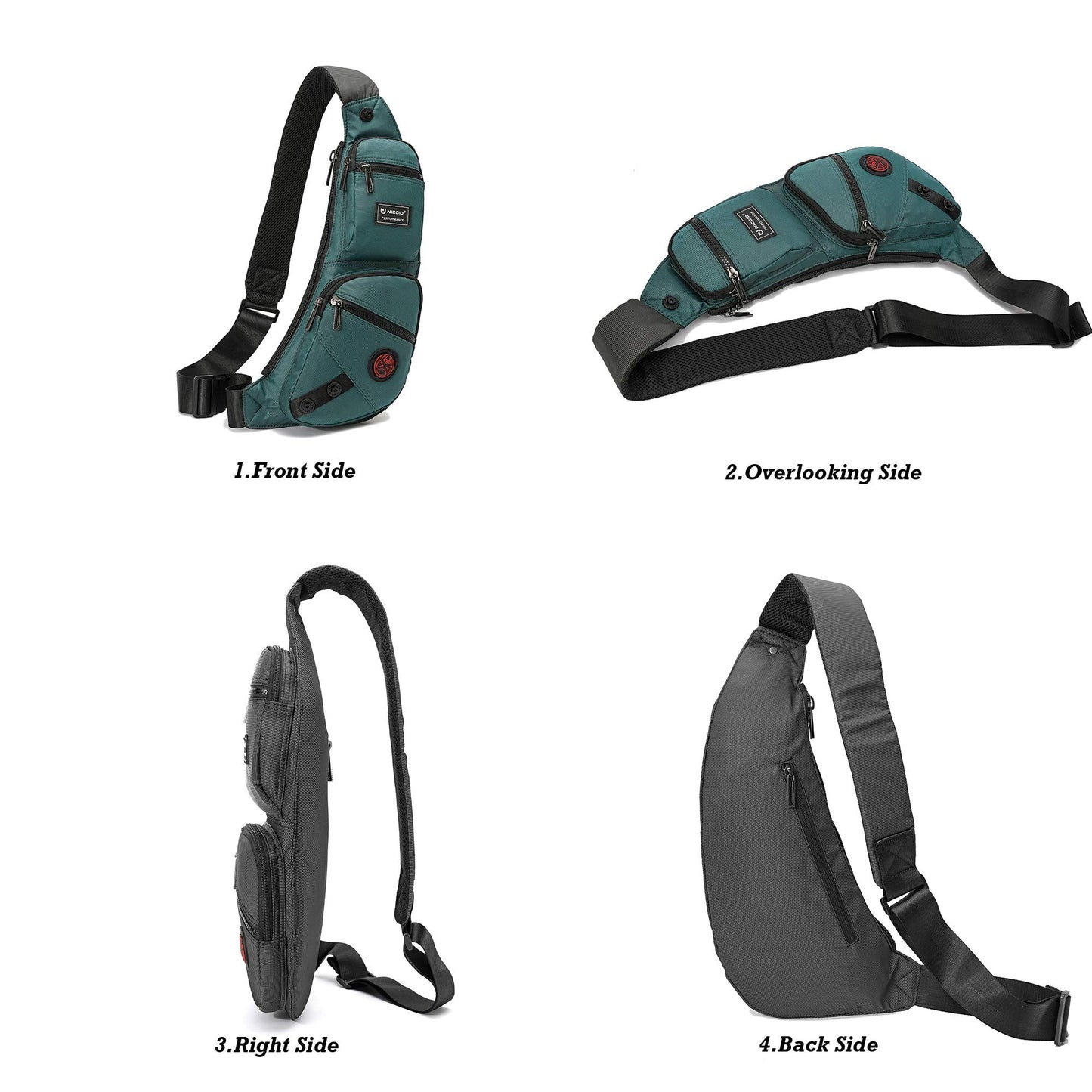 NICGID Sling Bag Chest Shoulder Backpack Crossbody Bags Casual Daypack for Men Women