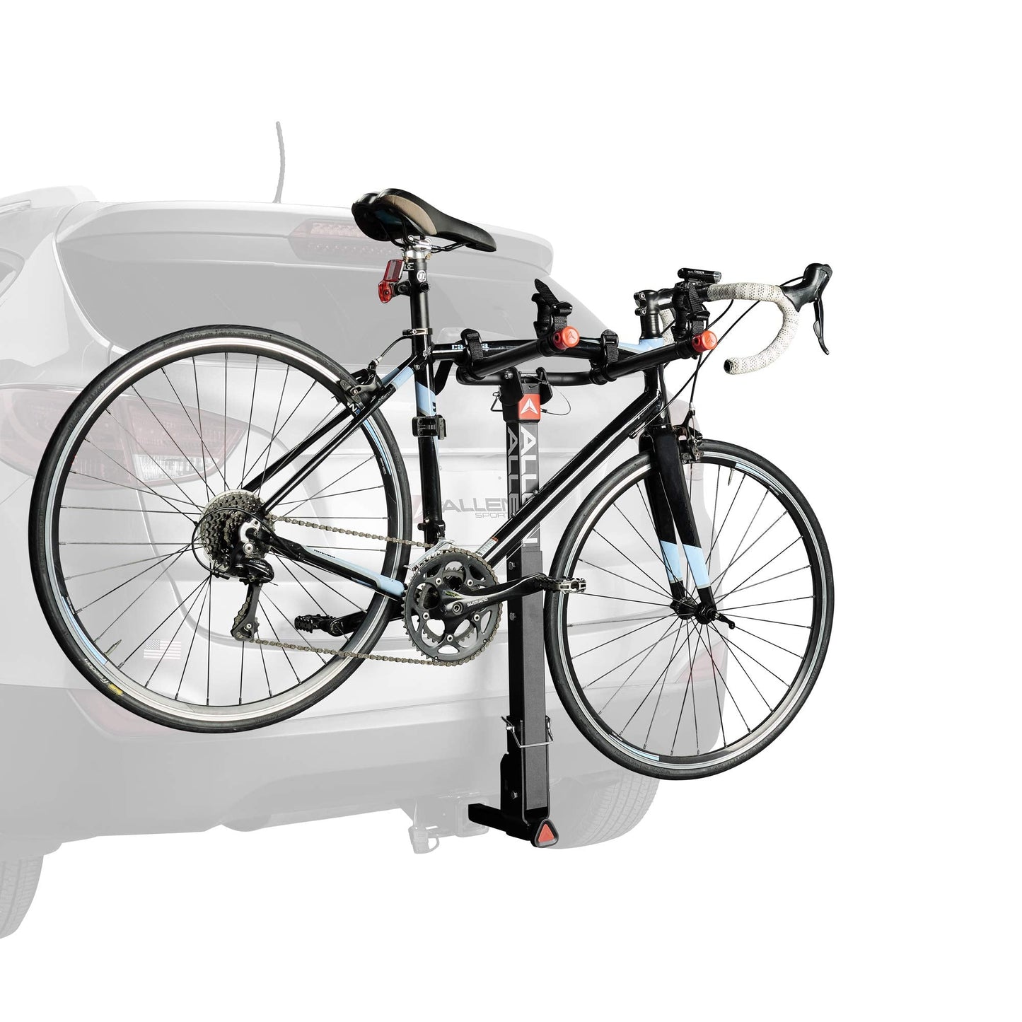 Allen Sports Deluxe Quick Install 2-Bike Hitch Rack, Model 1520RR, Black