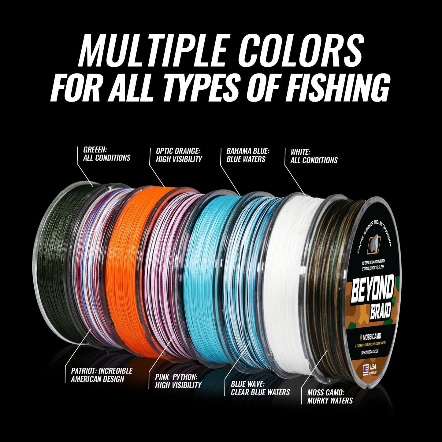 Beyond Braid Patriot 300 Yards 10lb