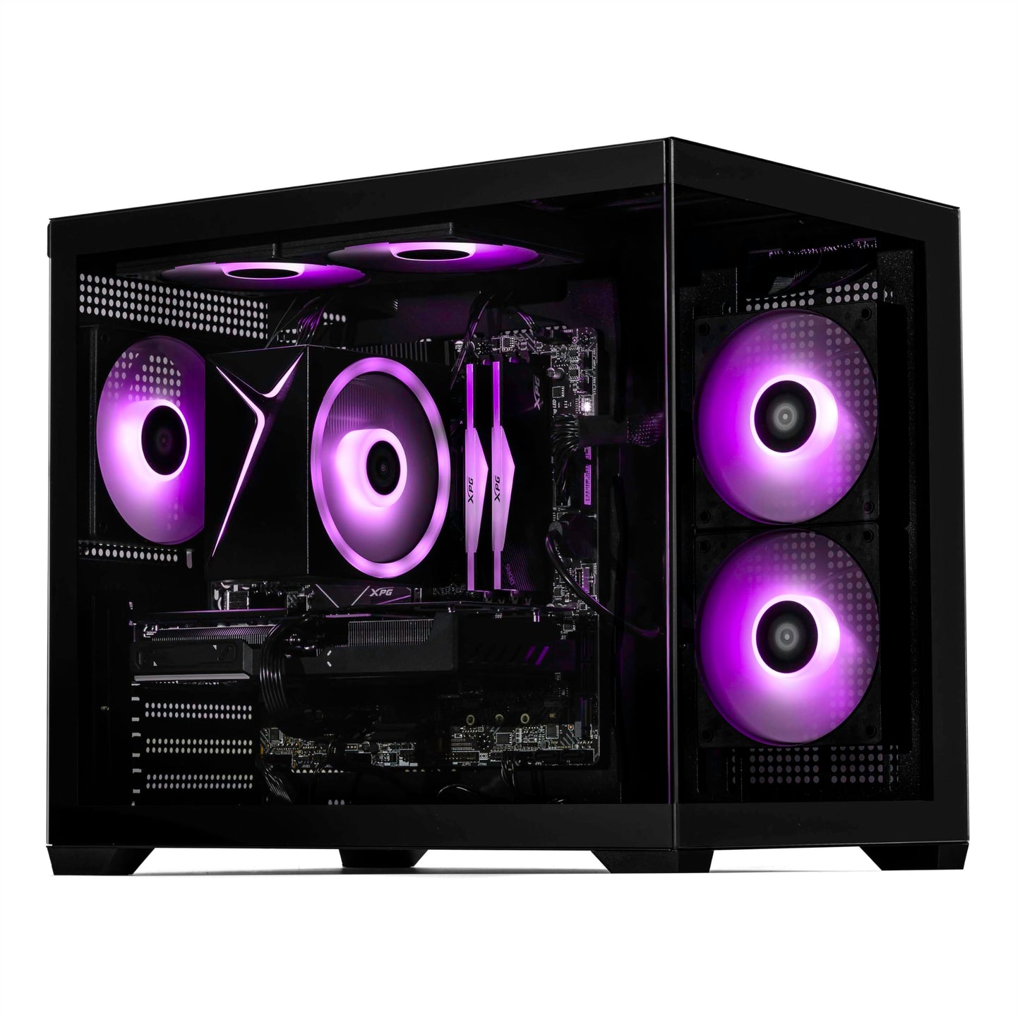 STORMCRAFT Sirius AI Gaming Desktop - Intel i7 14700F up to 5.4 GHz | RTX 5060 Ti 16G GDDR7 | 32GB DDR5 RGB 6000MHz| 2TB NVMe Gen4 SSD | Intel B760 Motherboard | 650W Gold PSU | Win 11 Home VR Ready