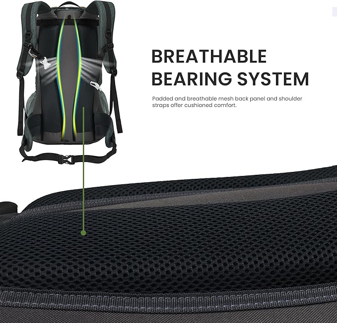 MOUNTAINTOP 40L Hiking Backpack Lightweight Travel Backpack for Men&Women Outdoor Camping Backpacking