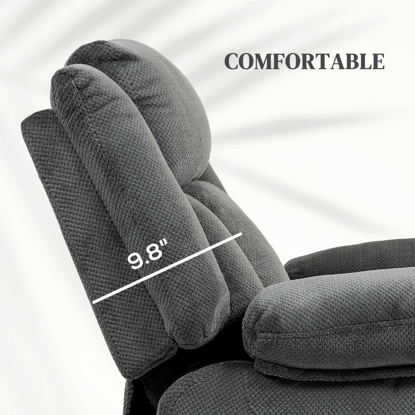 HOMCOM Power Lift Recliner Chair for Elderly with Massage and Heat, Electric Lift Chair, Fabric Massage Chair Recliner with Remote Controllers, USB Ports and Side Pockets, Overstuffed Design, Gray