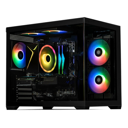 STORMCRAFT Sirius AI Gaming Desktop - Intel i7 14700F up to 5.4 GHz | RTX 5060 Ti 16G GDDR7 | 32GB DDR5 RGB 6000MHz| 2TB NVMe Gen4 SSD | Intel B760 Motherboard | 650W Gold PSU | Win 11 Home VR Ready