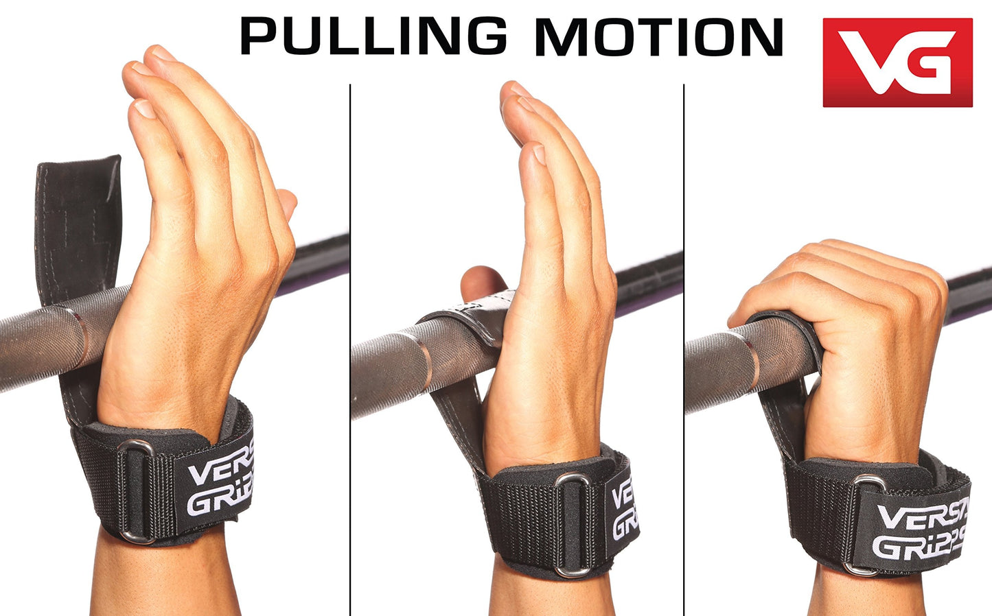Versa Gripps® Pro, Made in the USA, Wrist Straps for Weightlifting Alternative, the Best Training Accessory, XS, Camo
