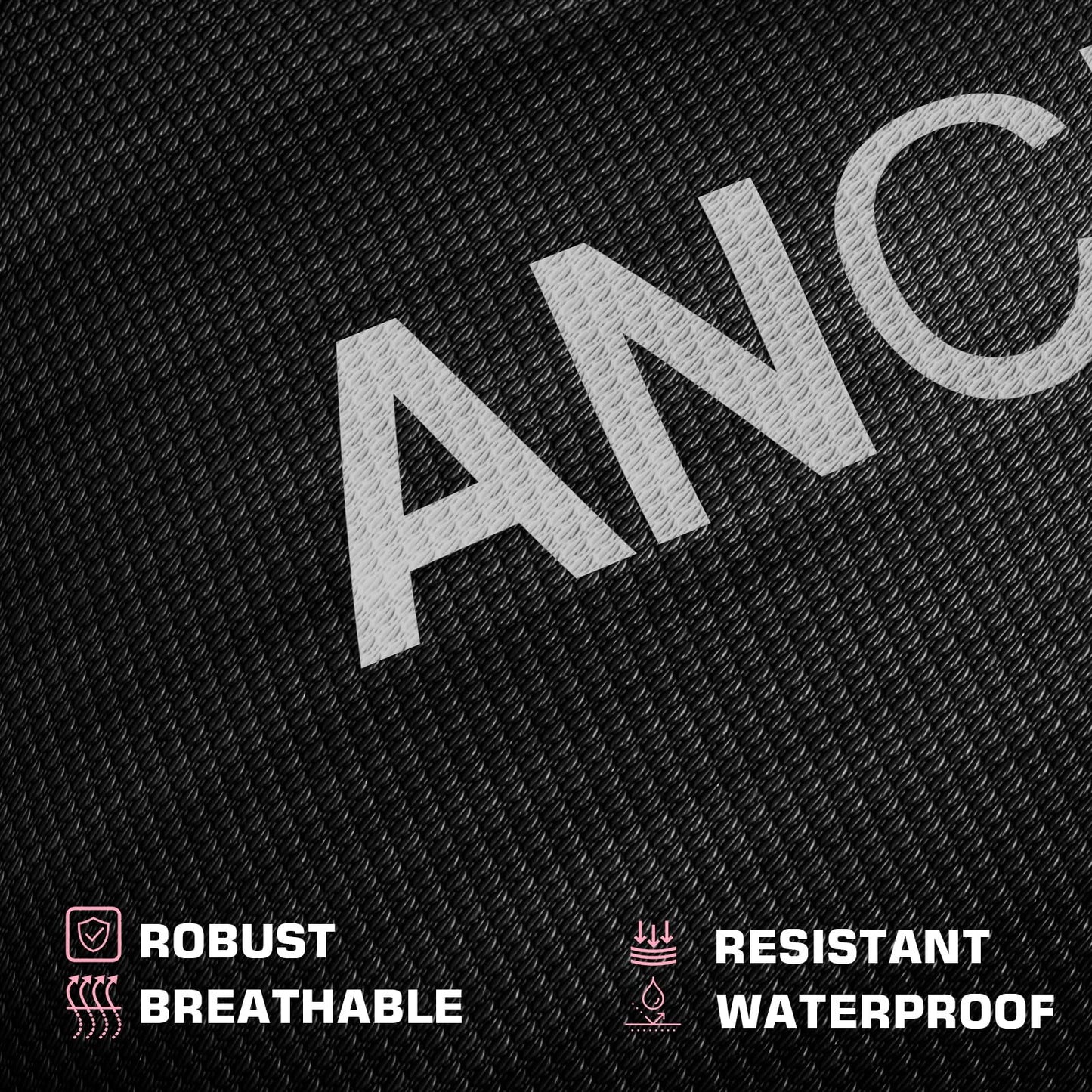 ANCHEER Foldable Trampoline, Mini Rebounder Trampoline with Adjustable Handle, Exercise Trampoline for Indoor/Garden/Workout Cardio, Parent-Child Twins Trampoline Max Load 220lbs (Training Pink)
