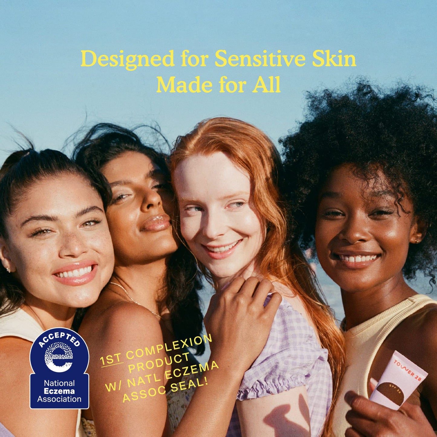 Tower 28 Beauty SunnyDays SPF 30 Tinted Sunscreen - For Sensitive Skin - 2-in-1 Facial Broad Spectrum UVA/UVB Protection + Foundation - Shade 35 POINT DUME - Medium with Neutral Undertones, 1 Fl Oz