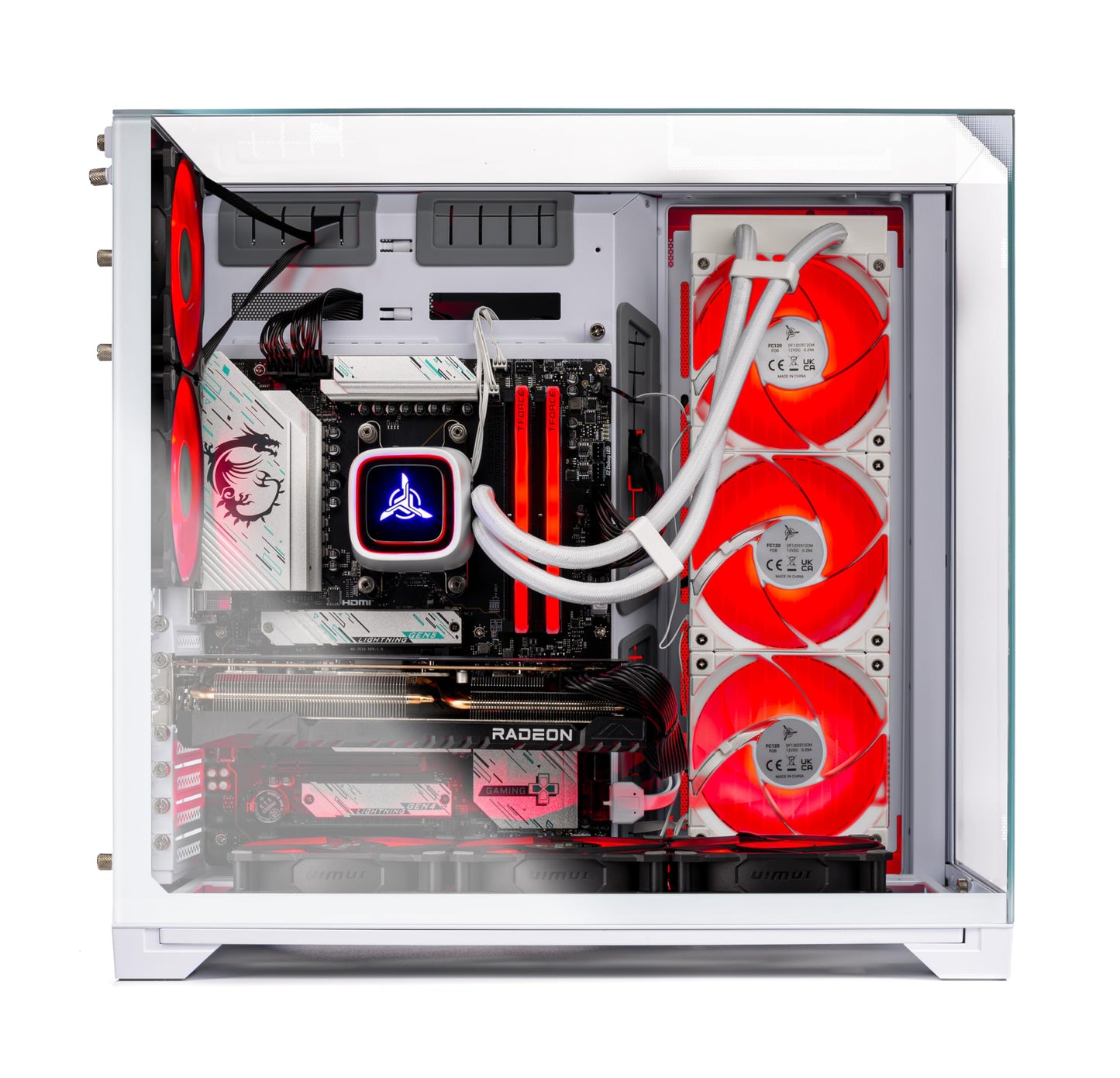 Skytech O11 Vision Gaming PC Desktop, Ryzen 7 7800X3D 4.2 GHz (5GHz Turbo Boost), NVIDIA RTX 5070 Ti 16GB GDDR7, 1TB Gen4 SSD, 32GB DDR5 RAM 6000 RGB, 850W Gold PSU, 360mm ARGB AIO, Wi-Fi, Win 11