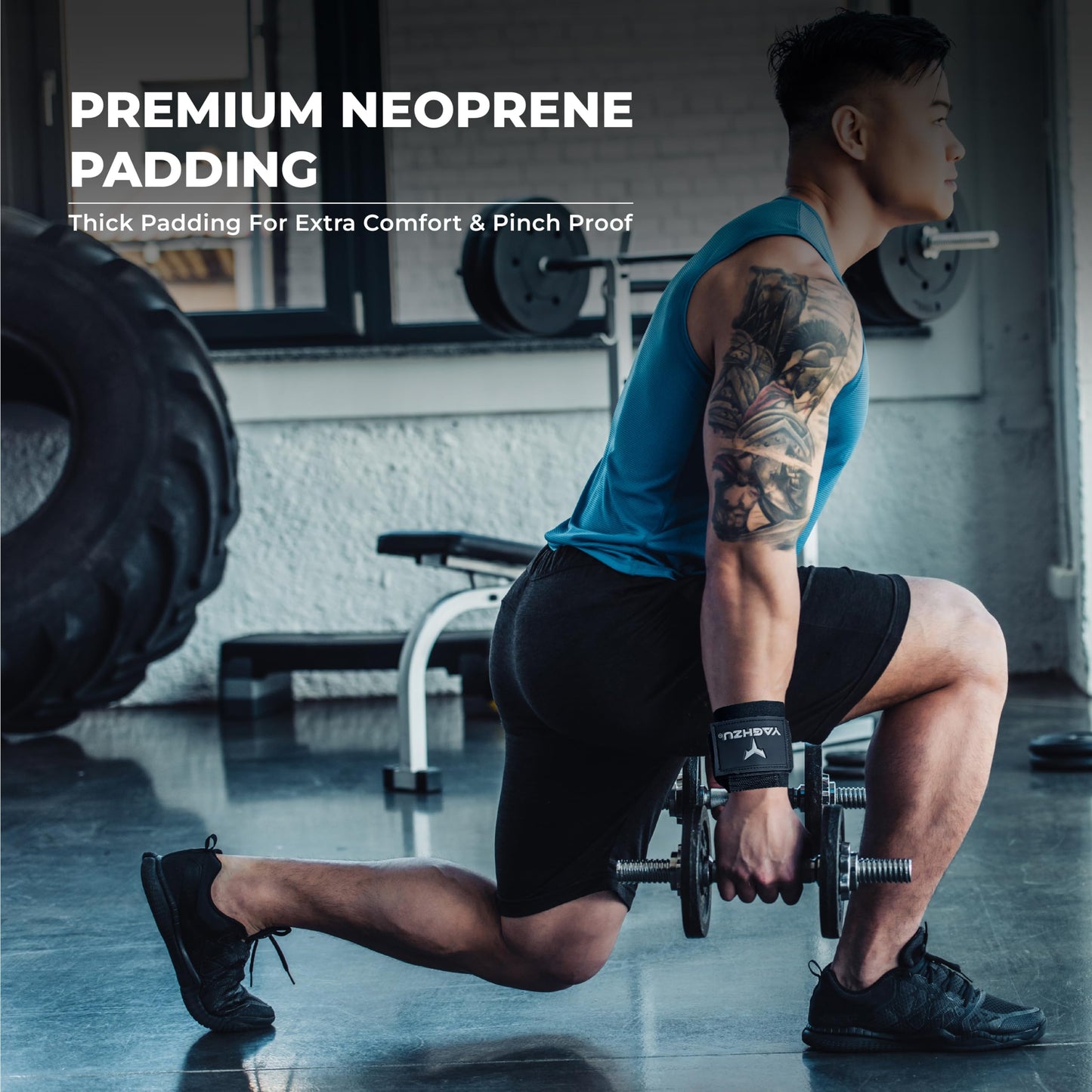 YAGHZU Weight Lifting Hooks, Padded Weight Lifting Straps Wrist Straps for Men and Women, Premium Deadlift Straps for Weightlifting and Powerlifting, Weight Lifting Gloves for Pull Ups