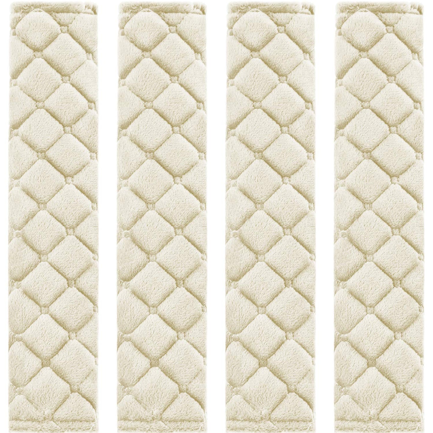 Tatuo 4 Pack Seat Belt Cover Extra Long Seat Belt Pads for Car Soft Comfort Shoulder Strap Covers Harness Pads Helps Protect Your Neck and Shoulder(11.8 Inch,Black)