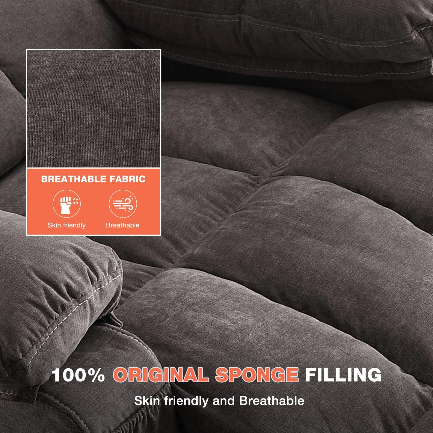 BOSMILLER Power Lift Recliner Chair with Vibration Massage and Lumbar Heating for Elderly, Electric Lift Recliner Single Sofa with Side Pocket and USB Charge Port for Living Room