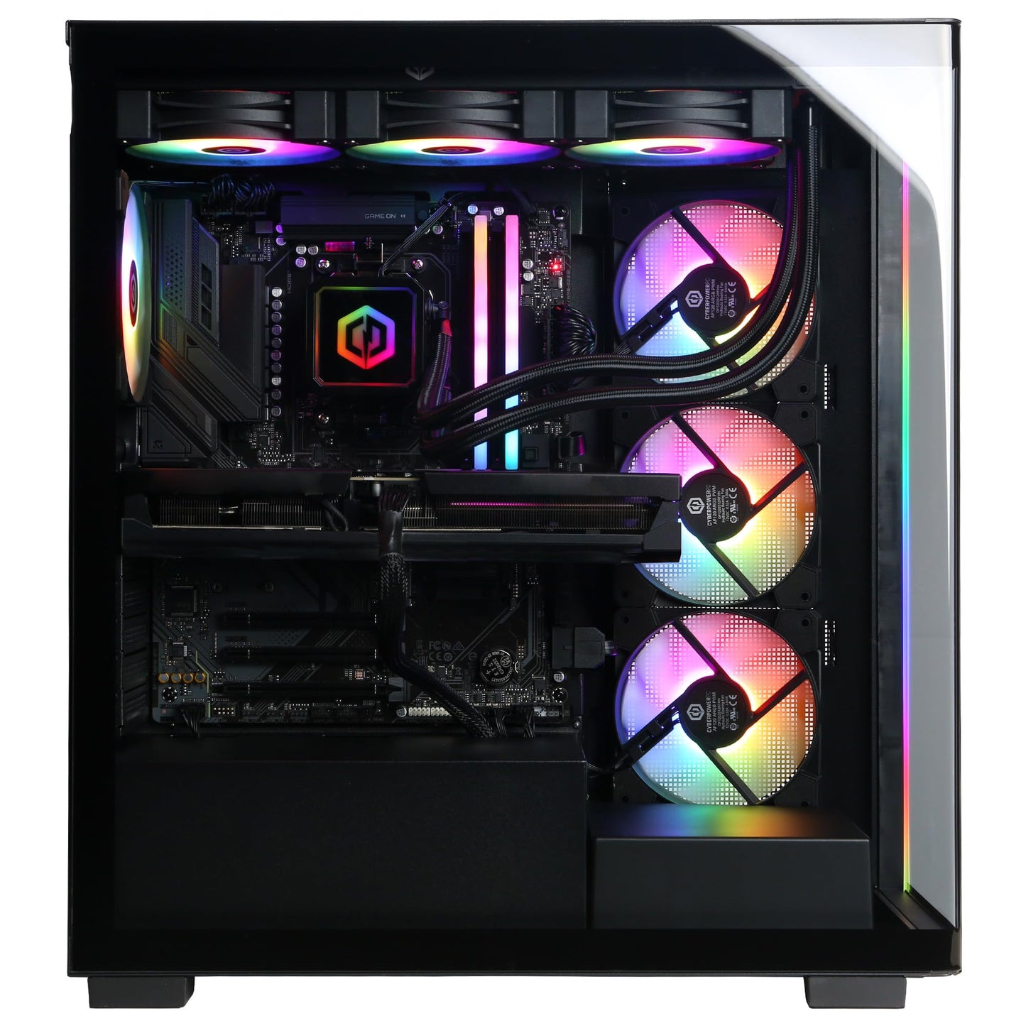 CyberPowerPC Gamer Supreme Gaming PC, AMD Ryzen 7 7800X3D 4.2GHz, GeForce RTX 5070 Ti 16GB, 32GB DDR5, 2TB PCIe 4.0 SSD, WiFi Ready & Windows 11 Home (SLC8480A7)