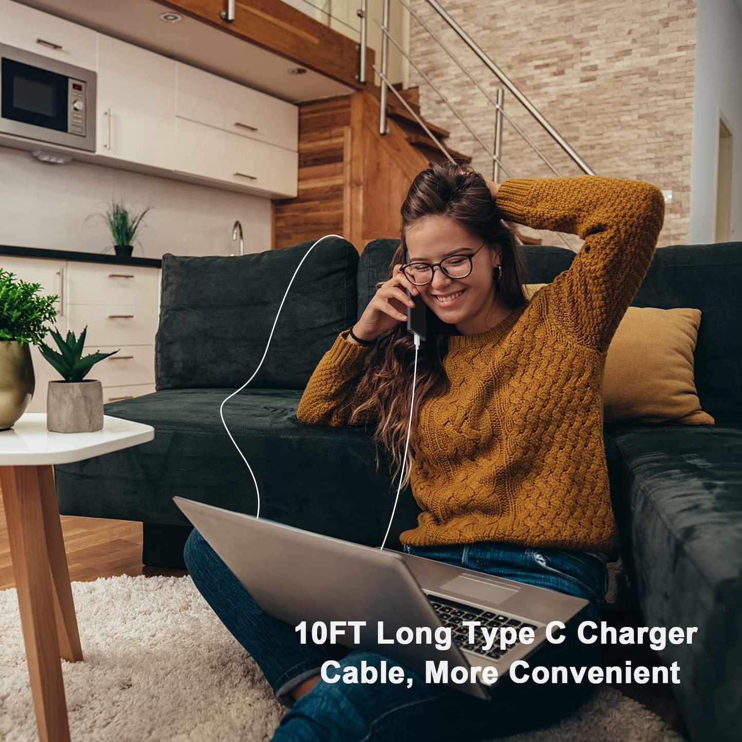 Matsusho iPhone 16 15 Charger Fast Charging 10 FT, 2 Pack 20W USB C Wall Charger Block with 10FT Long Type C to C Charging Cable for iPhone 16/16 Plus/16 Pro/16 Pro Max/15/15 Pro/15 Pro Max/15 Plus