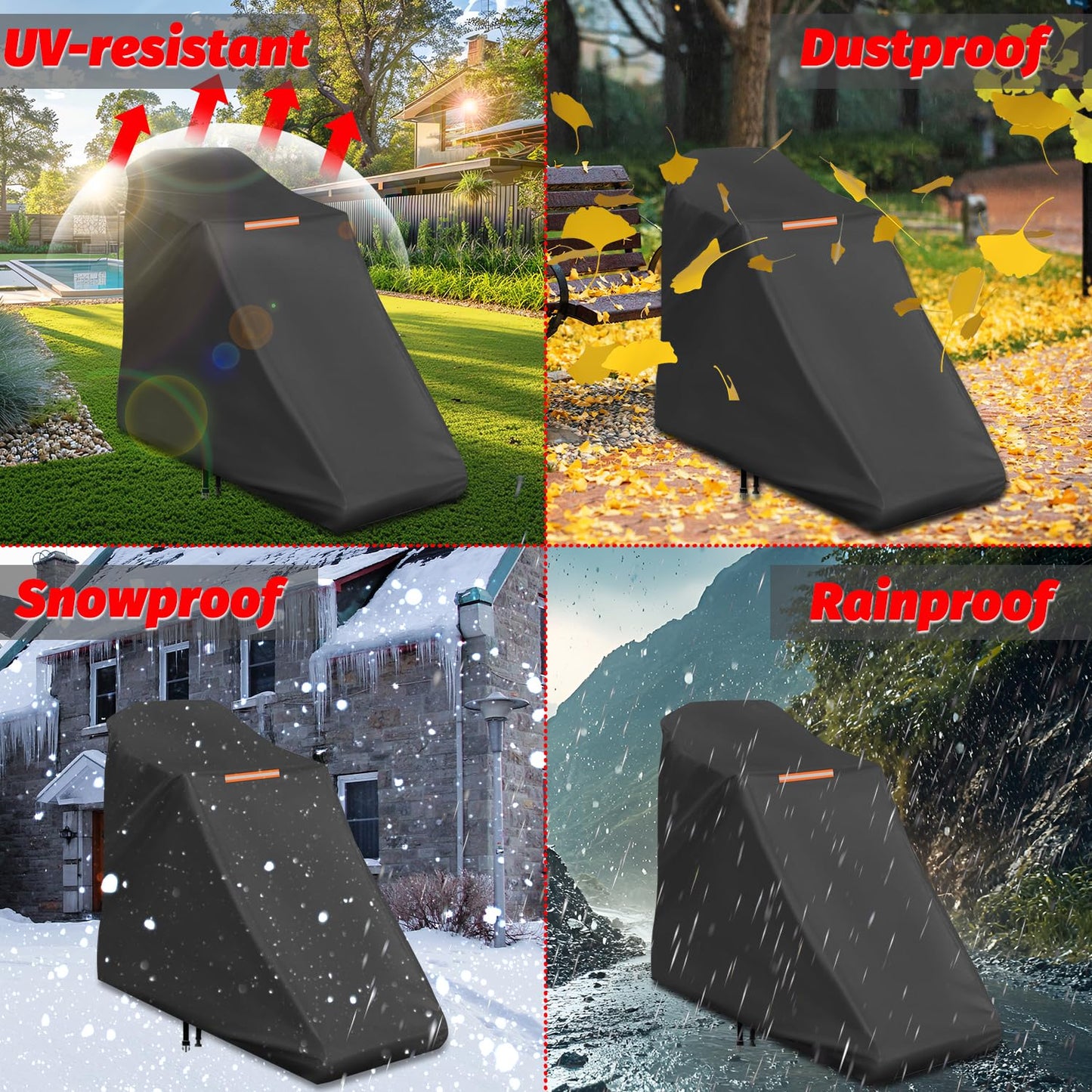 Unfolding Treadmill Cover Waterproof Outdoor,for Home Indoor Gym,Durable Anti-UV Dustproof 210D Polyester, Running Machine Covers Workout Equipment Protective,with Buckles,Reflective Strip-Aibiley