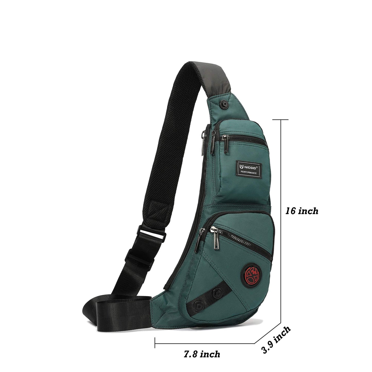 NICGID Sling Bag Chest Shoulder Backpack Crossbody Bags Casual Daypack for Men Women