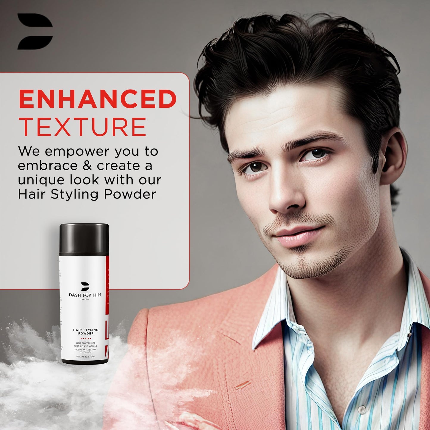 Hair Styling Powder for Men or Women - Premium Texturizing and Volumizing Hair Texture Powder Colorless and Easy to Apply on Hairs with Long Lasting Hold (30g/1.05oz)