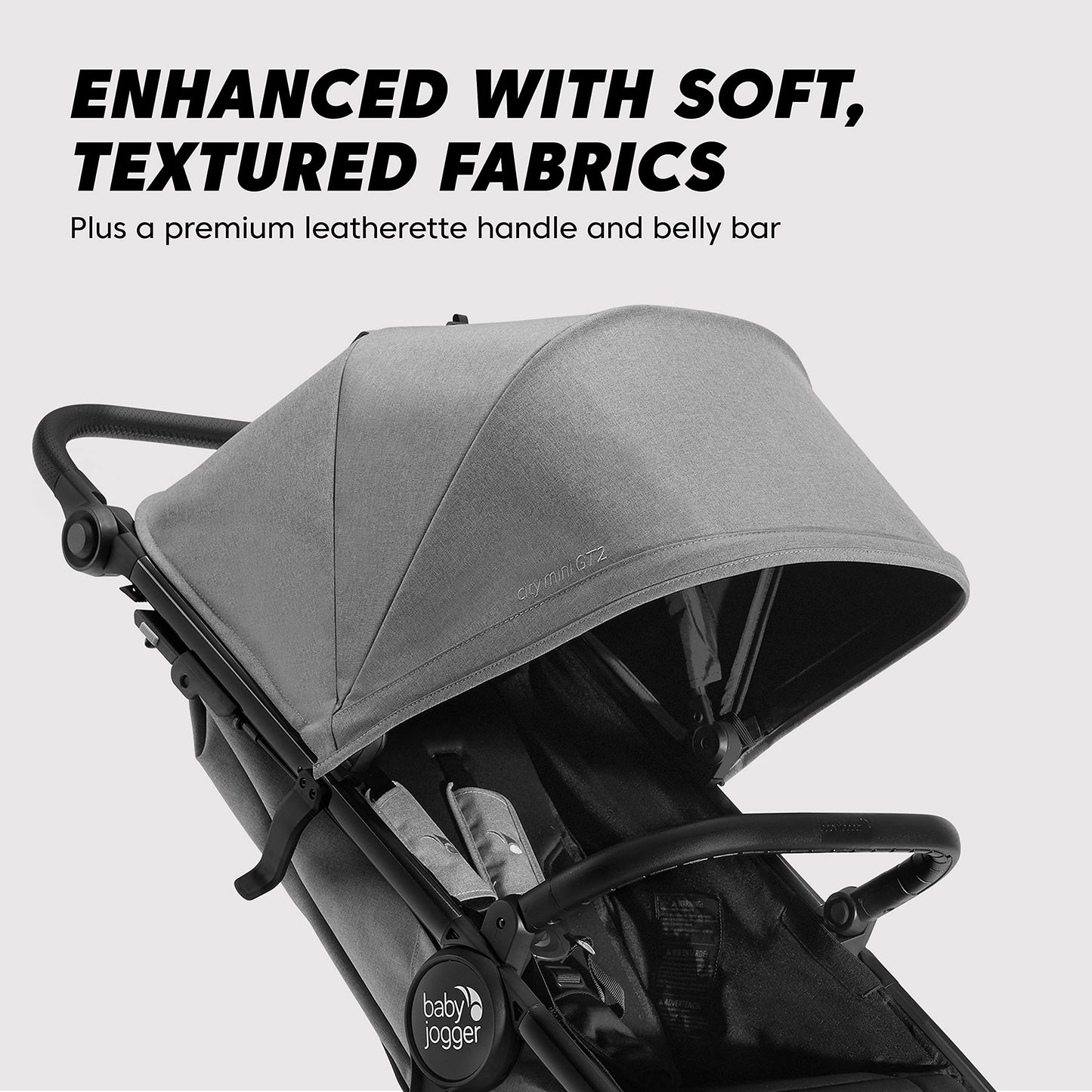 Baby Jogger City Mini GT2 All-Terrain Lightweight Stroller with Forever Air Tires One-Hand Fold and All-Wheel Suspension Pike Exclusive Includes Belly Bar Leatherette Handlebar & Premium Fabric