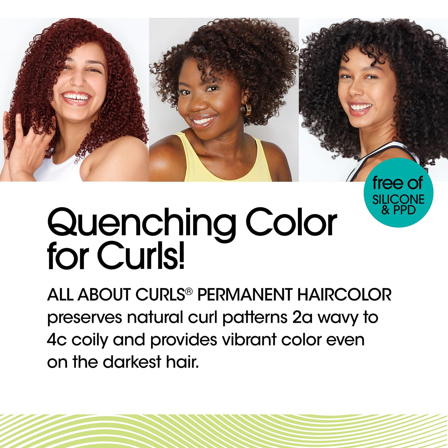 All About Curls 1N Curls Night Out Permanent Hair Color (Prep + Protect Serum & Hair Dye for Curly Hair) - 100% Grey Coverage, Nourished & Radiant Curls