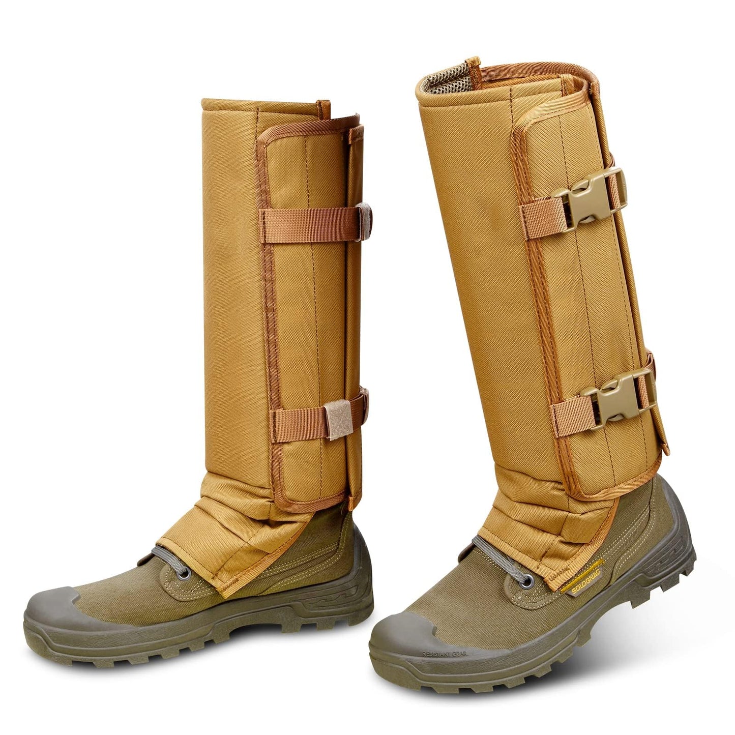 CAMOMAX Snake Gaiters Snake Chaps,Snake Bite Kit for Humans,Snake Guards,Snake Leggings for Men & Women with Adjustable Size