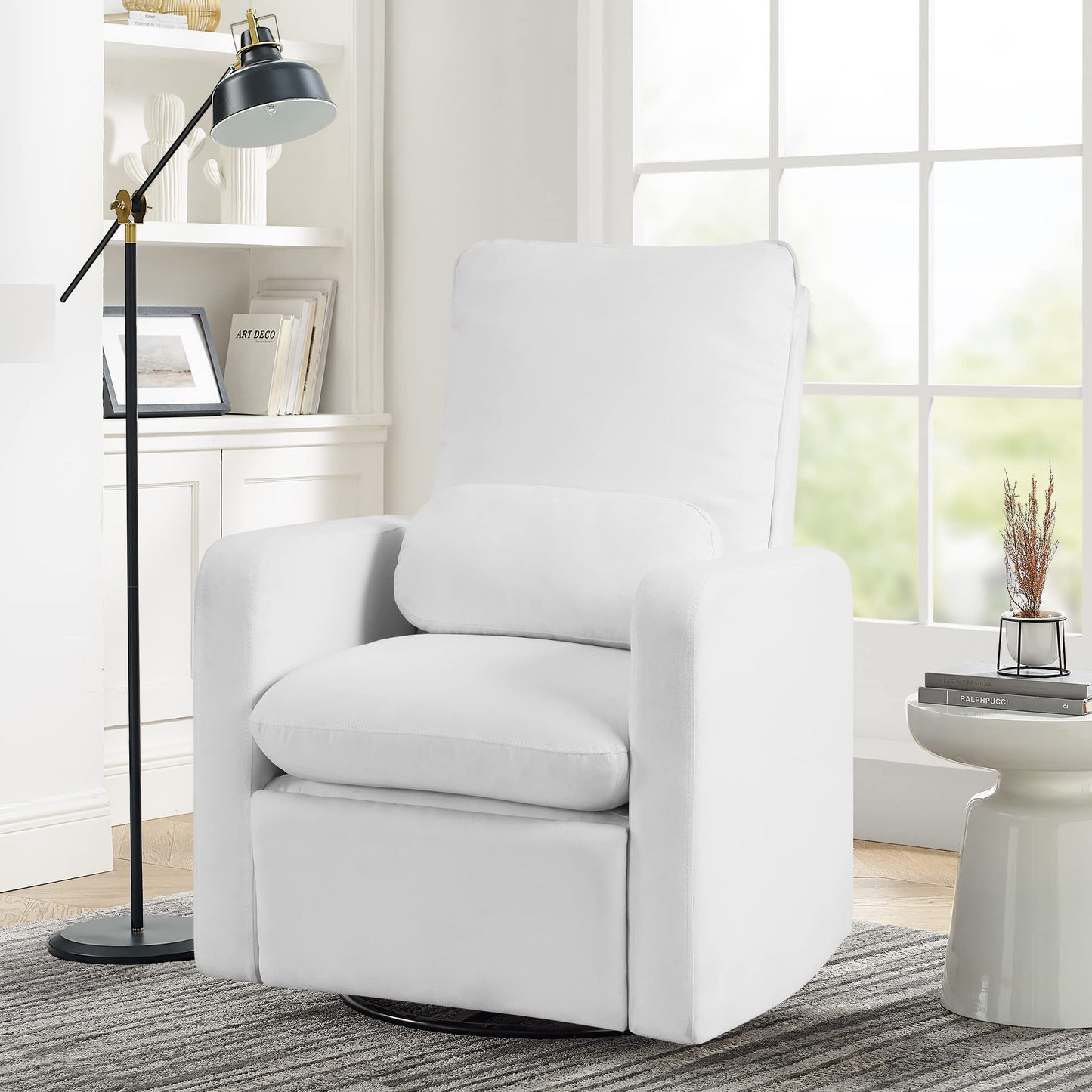 GAP babyGap Cloud Recliner with LiveSmart Evolve - Sustainable Performance Fabric, Artic
