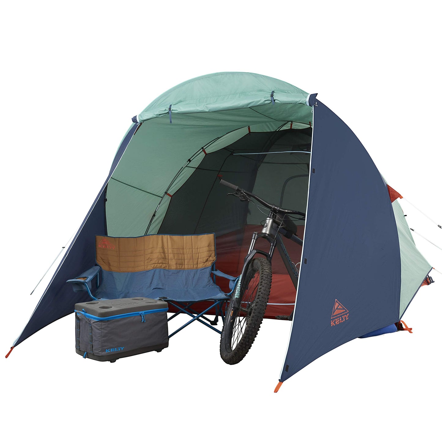 Kelty Rumpus Car Camping Tent – 4 or 6 Person Capacity, Huge Vestibule, Tall Free Standing Shelter for Tailgating, Overlanding, Camping, 2023 (6 Person)
