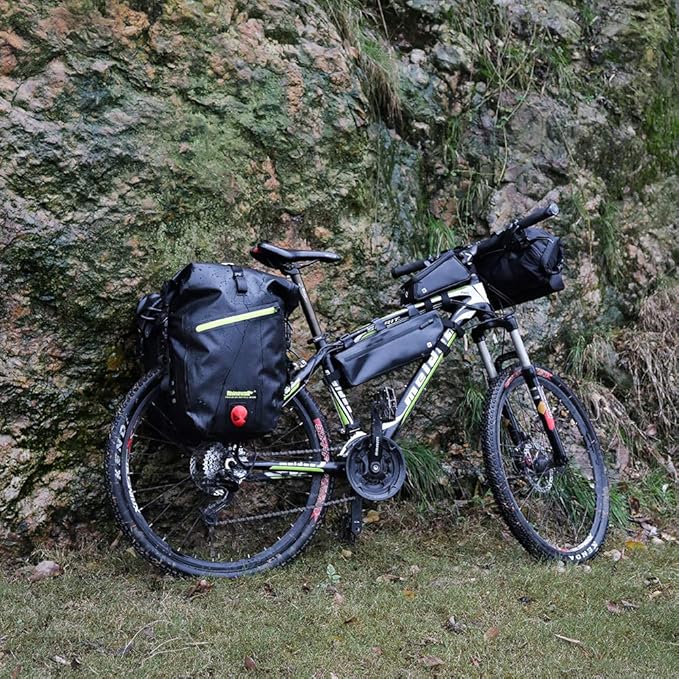 Rhinowalk Bike Bag Waterproof Bike Pannier Bag 27L,(for Bicycle Cargo Rack Saddle Bag Shoulder Bag Laptop Pannier Rack Bicycle Bag Professional Cycling Accessories)