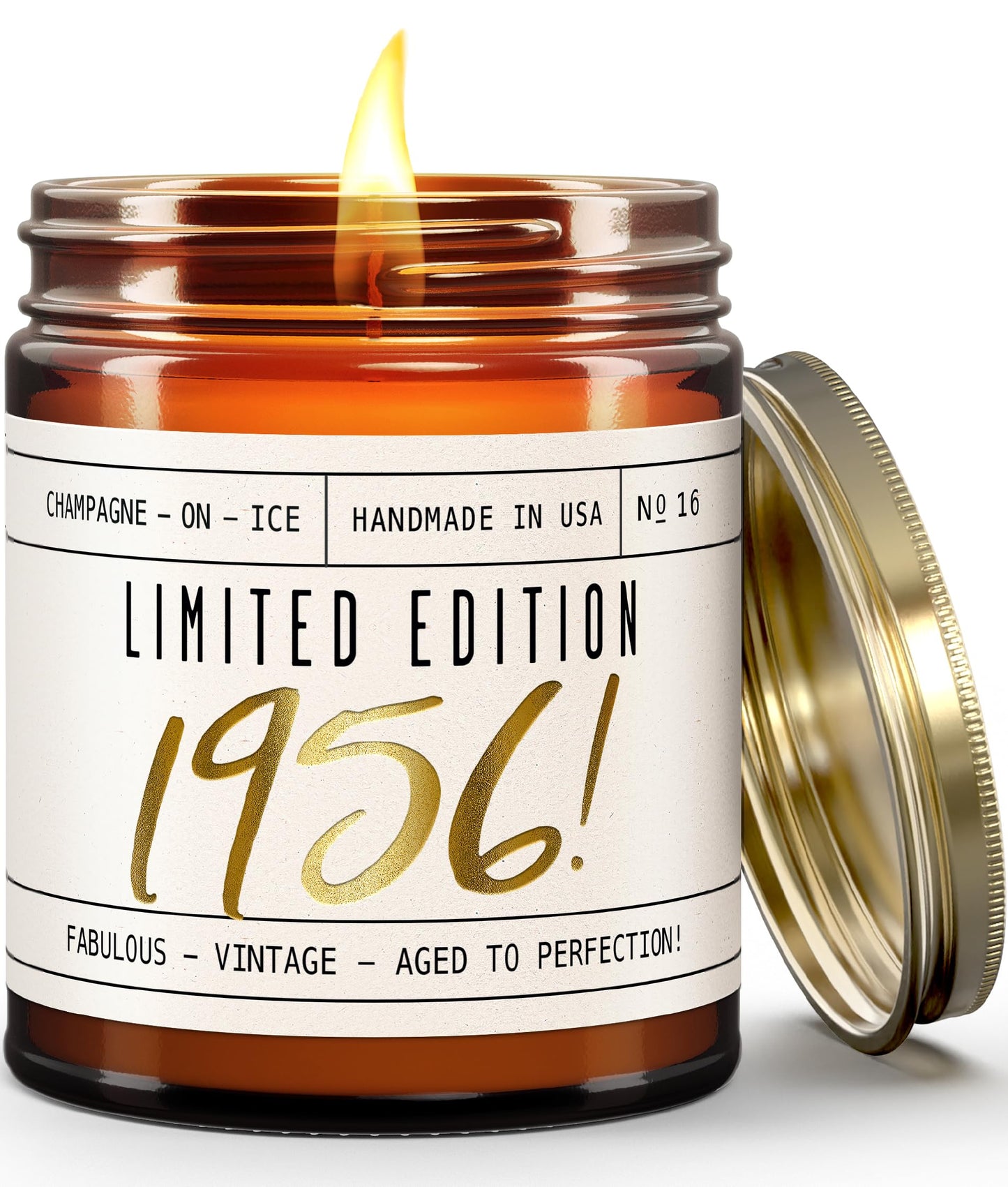 Wedding Gifts for Couples 2025, Bridal Shower Gifts - 'Mr & Mrs Est. 2025 Candle, w/Champagne on Ice I Bride Gifts, Wedding Gifts for Newlyweds I Wedding Shower, Mr and Mrs Gifts I 50Hr Burn,USA Made
