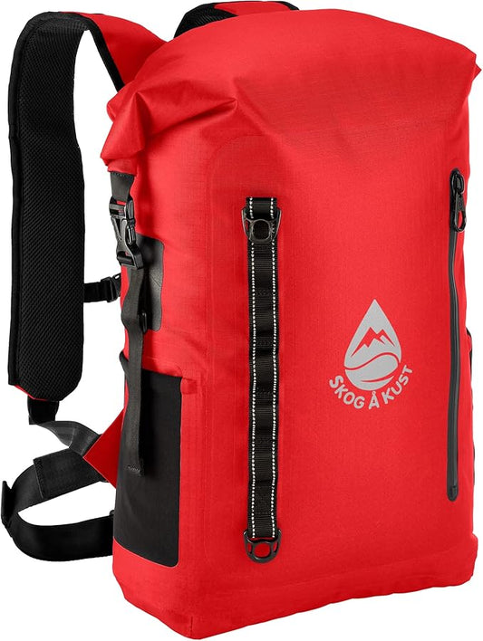 Skog Å Kust BackSåk Pro Waterproof Floating Backpacks with Exterior Airtight Zippered Pocket
