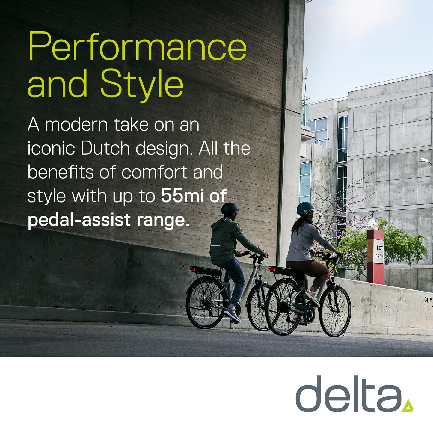 Electric Bike, Delta Cycle mDrive Ebike - 396Wh Lithium-Ion Battery, 55 Miles On Single Charge - 7 Speed Shimano Gear System, Front & Rear Disc Brakes - Safety Lights, Storage Rack & Kickstand