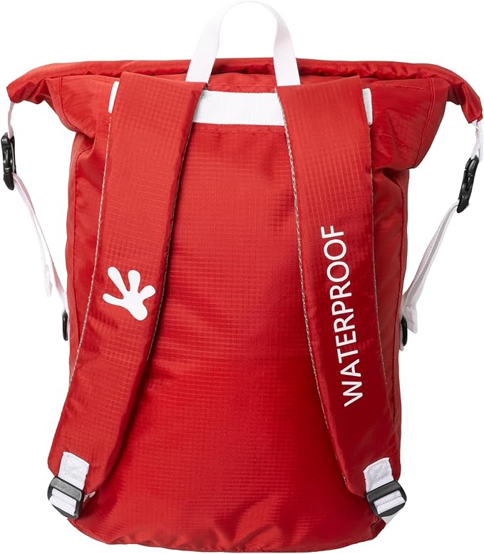 geckobrands Lightweight 30L Waterproof Backpack - Lightweight Watertight Outdoor Bag Hiking Traveling Light Water Activities