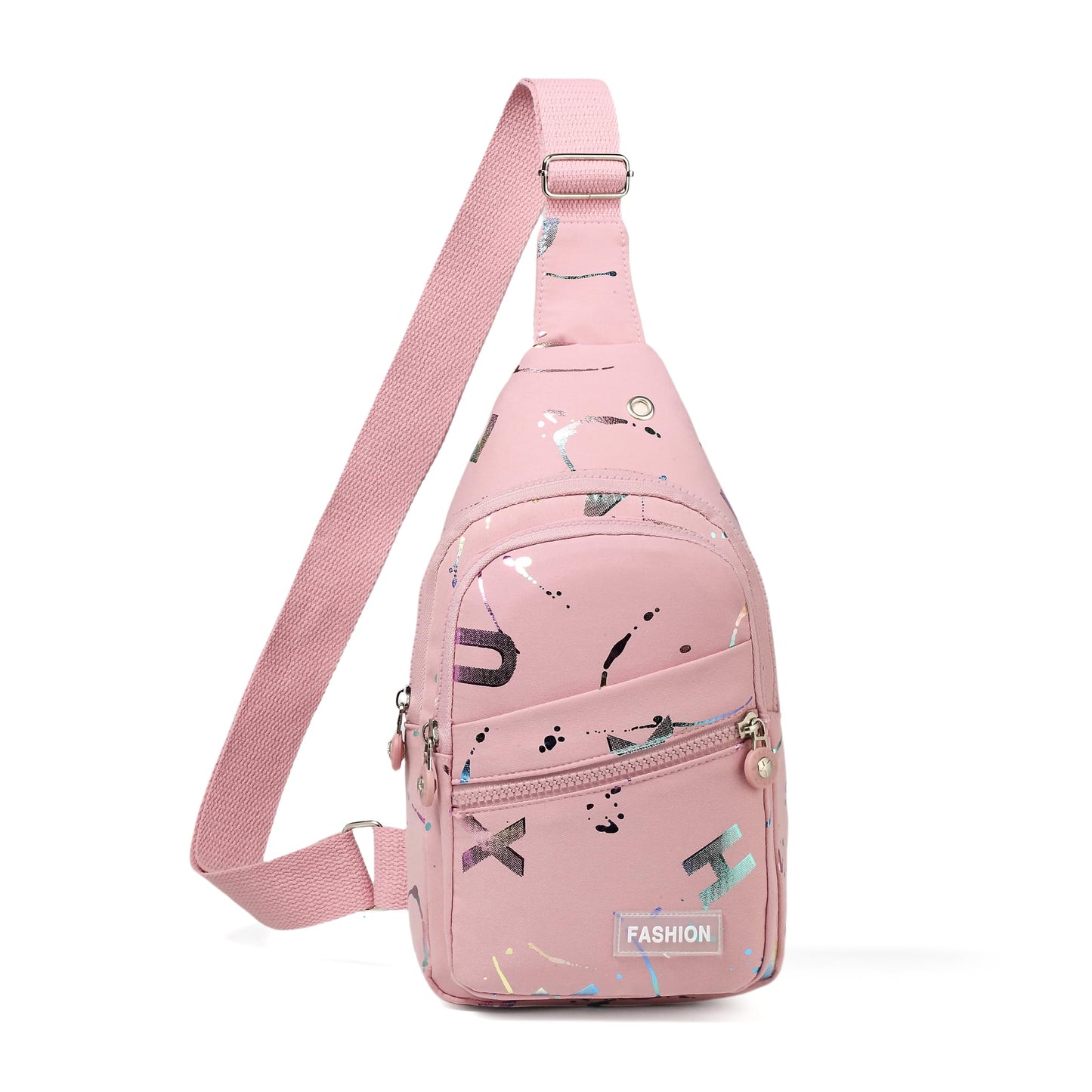 YAZEKOUS Small Sling Bag for Women Men, Crossbody Sling Backpack, Casual Daypack Backpacks Crossbody Bag for Hiking Travel