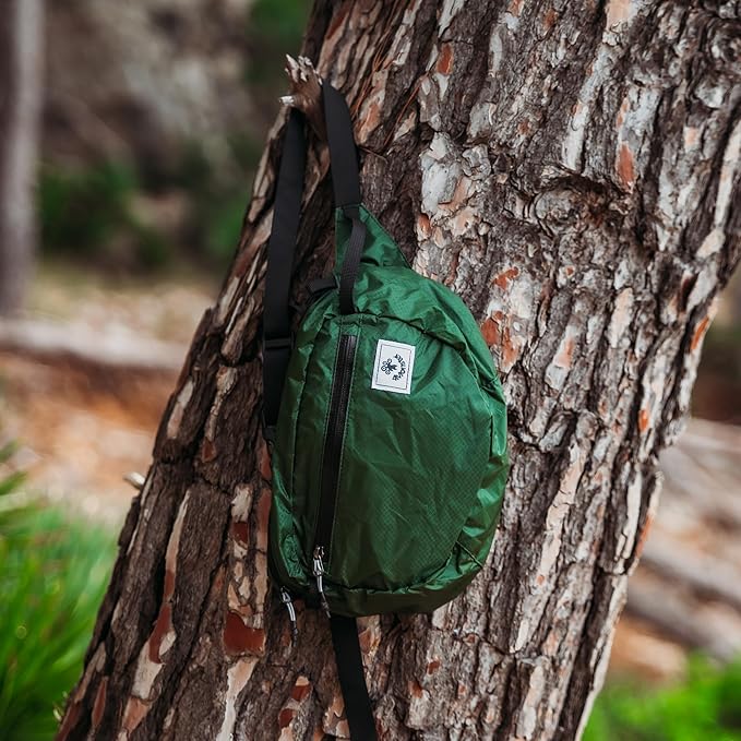 4Monster Hiking Waist Packs Portable,Water Resistant Fanny Bag with Adjustable Strap,Lightweight Crossbody Chest Bag Slim Bag