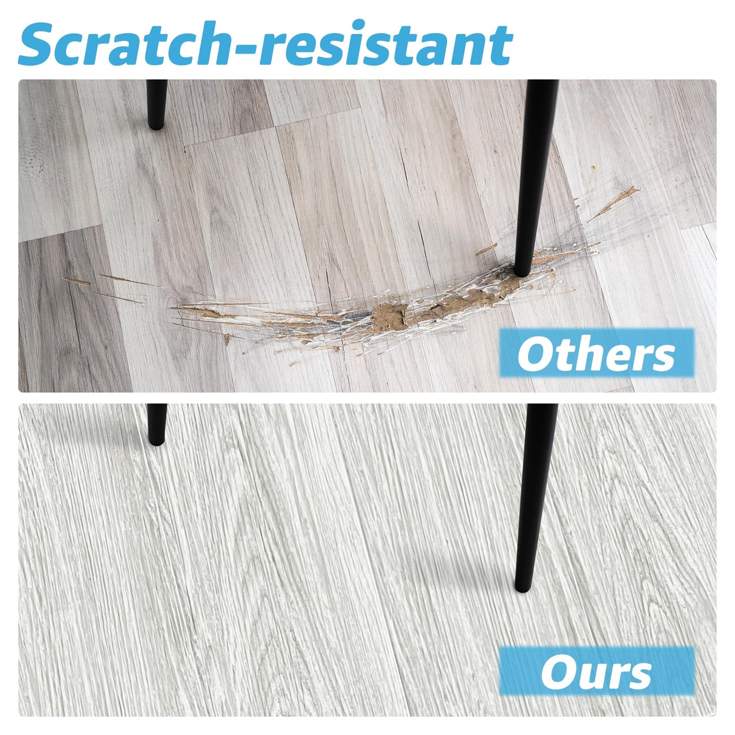Art3d Interlocking Luxury Vinyl Flooring Tile, Wood Floor Plank for Kitchen Bathroom - Waterproof, Anti-Slip, Wear-Resistant, Reusable - 36 x 6 Inch, 18-Pack Cover 27 Sq. Ft