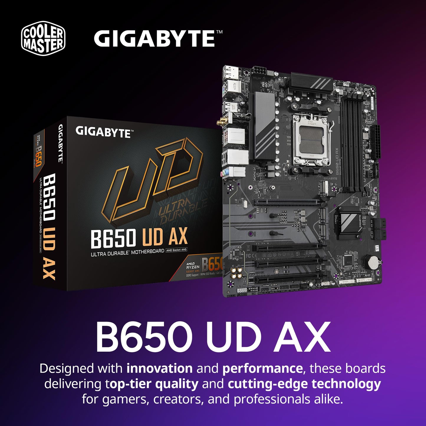 Cooler Master HAF 5 Pro AMD RYZEN 7 7800X3D 4.2 GHz | Gigabyte RTX 5070 12GB & B650 Motherboard | 32GB (2x16GB) DDR5 6000MHz | 2TB Gen4 M.2 | WiFi | Windows 11 | Hyper 212 Halo Cooler Gaming PC