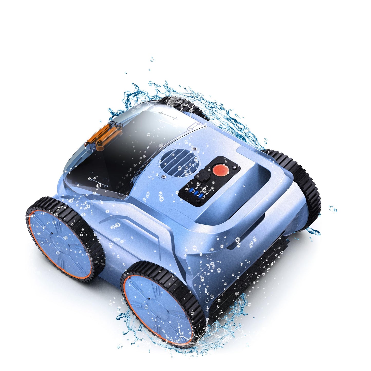 (2025 New) Robotic Pool Vacuum, Robotic Pool Cleaner for Inground Pools, Pool Robot with Smart Navigation, Floor/Wall/Waterline Cleaning, 180 Mins Runtime for Pool Up to 2100 Sq.ft