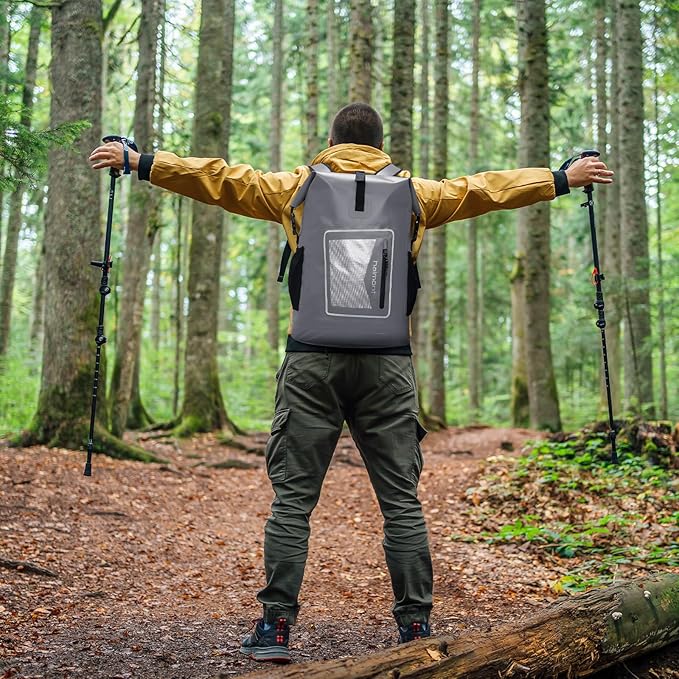 Haimont Waterproof Backpack Dry Bag Floating Roll Top Dry Sack Durable Backpack for Kayaking, Surfing, Rafting, Fishing, 30L