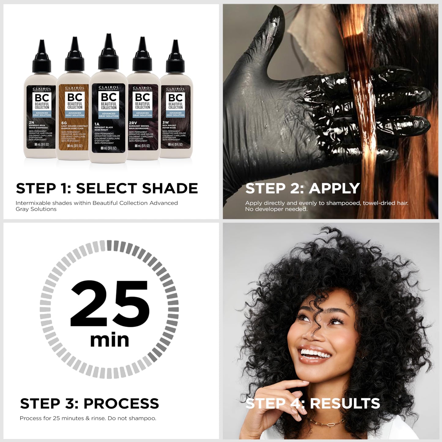 Clairol Professional Beautiful Collection Advanced Gray Solutions, 7G Toasted Almond, 3 oz.