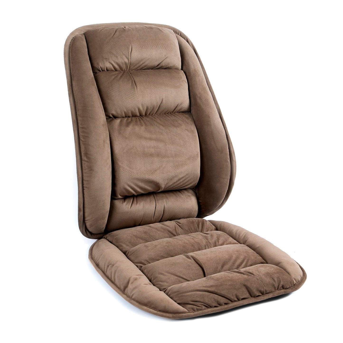 ALIBO Low Back Pain Relief Large Size Firm Lumbar Support and Nonslip Recliner Chair Seat Pads Cushion Back Rest Lumbar Cushion Pillow for Office,Dinning Desk Chair,Car,Truck Seats-Coffee