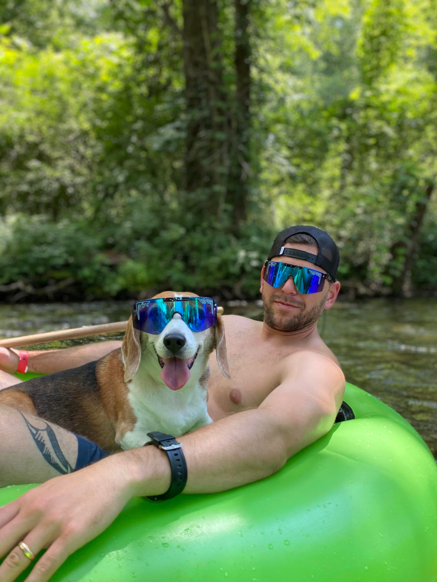 Pit Viper The 2000 Sunglasses (The Midnight 2000 with Z87+ Blue Lens)