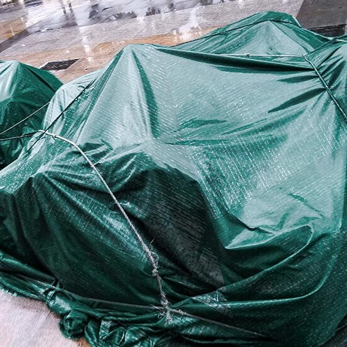 Heavy Duty 10 Mil Tarp Cover Waterproof UV Resistant Tarpaulin Used for Outdoor, Hunting, Camping, Backpacking, Canopy Tent, Ground Tarp, Cover Boat, Motorcycles, Roofs, Wood