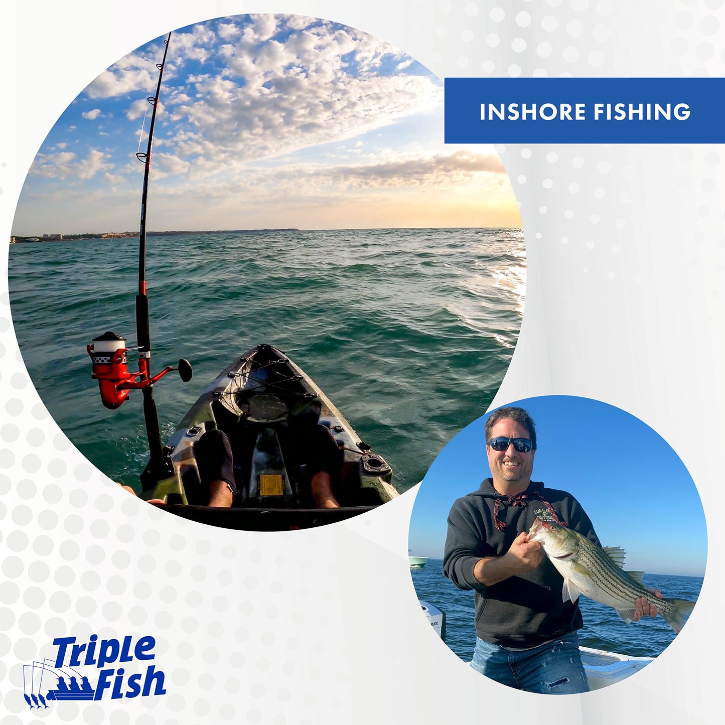 Triple Fish Monofilament Leader, 125 lb / 56.7 kg Test, .047 in / 1.20 mm Dia, Camo, 50 yd / 46 m