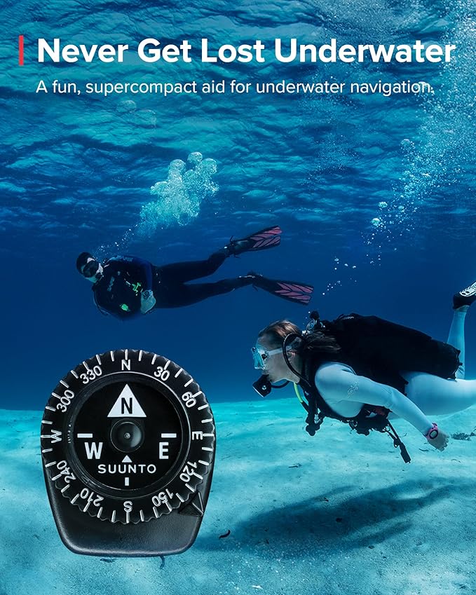 SUUNTO Multifunctional Compass, Northern Hemisphere, Compact Waterproof Navigation Comapss for Hiking & Adventure